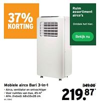 Mobiele airco bari 3-in-1-Huismerk - Gamma