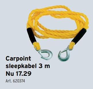 Promotions Carpoint sleepkabel - Carpoint - Valide de 10/04/2024 à 23/04/2024 chez Gamma
