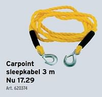 Promoties Carpoint sleepkabel - Carpoint - Geldig van 10/04/2024 tot 23/04/2024 bij Gamma