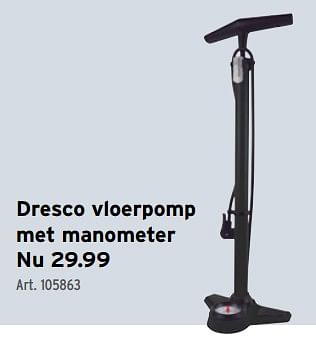 Promotions Dresco vloerpomp met manometer - Dresco - Valide de 10/04/2024 à 23/04/2024 chez Gamma