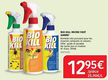 Promoties Bio kill micro fast - Bio Kill - Geldig van 04/04/2024 tot 30/06/2024 bij HandyHome