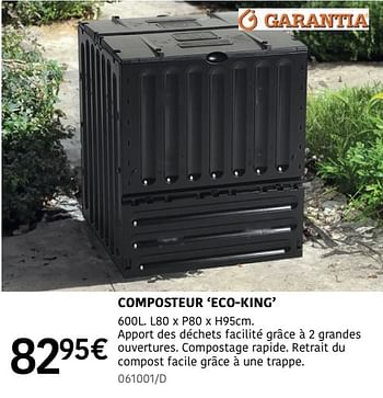 Promotions Composteur eco-king - Garantia - Valide de 04/04/2024 à 30/06/2024 chez HandyHome