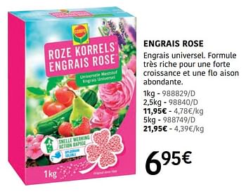Promoties Engrais rose - Compo - Geldig van 04/04/2024 tot 30/06/2024 bij HandyHome