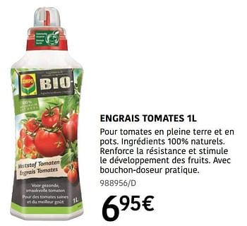 Promoties Engrais tomates - Compo - Geldig van 04/04/2024 tot 30/06/2024 bij HandyHome