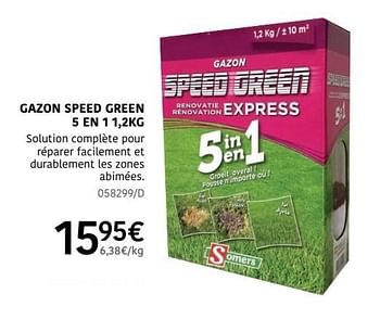 Promoties Gazon speed green 5 en 1 - Somers - Geldig van 04/04/2024 tot 30/06/2024 bij HandyHome