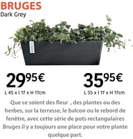 Promotions Bruges dark grey - Ecopots - Valide de 04/04/2024 à 30/06/2024 chez HandyHome
