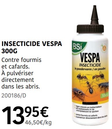 Promotions Insecticide vespa - BSI - Valide de 04/04/2024 à 30/06/2024 chez HandyHome