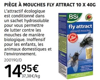 Promotions Piège à mouches fly attract - BSI - Valide de 04/04/2024 à 30/06/2024 chez HandyHome