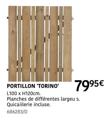 Promoties Portillon torino - Cartri - Geldig van 04/04/2024 tot 30/06/2024 bij HandyHome