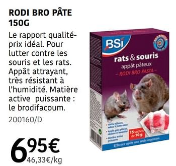 Promotions Rodi bro pâte - BSI - Valide de 04/04/2024 à 30/06/2024 chez HandyHome