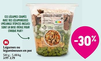 Promotions Légumes ou légumineuses en pot - Produit Maison - Delhaize - Valide de 11/04/2024 à 17/04/2024 chez Delhaize