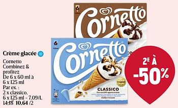 Promoties Crème glacée cornetto classico - Ola - Geldig van 11/04/2024 tot 17/04/2024 bij Delhaize