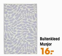Promoties Buitenkleed munjor - Huismerk - Kwantum - Geldig van 15/04/2024 tot 05/05/2024 bij Kwantum