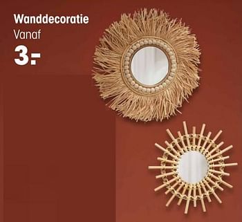 Promotions Wanddecoratie - Produit maison - Kwantum - Valide de 15/04/2024 à 05/05/2024 chez Kwantum