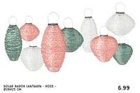 Solar barok lantaarn roze-Huismerk - Xenos