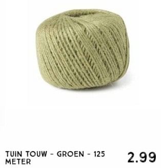 Promotions Tuin touw groen - Huismerk - Xenos - Valide de 17/03/2024 à 29/06/2024 chez Xenos