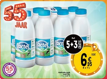Promotions Halfvolle melk lactel - Lactel - Valide de 16/04/2024 à 22/04/2024 chez Cora
