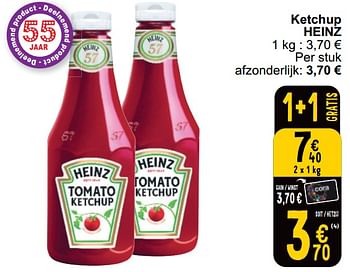 Promotions Ketchup heinz - Heinz - Valide de 16/04/2024 à 22/04/2024 chez Cora