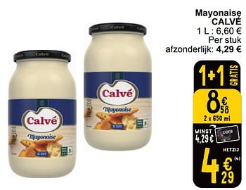 Promotions Mayonaise calvé - Calve - Valide de 16/04/2024 à 22/04/2024 chez Cora