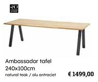 Ambassador tafel-4 Seasons outdoor