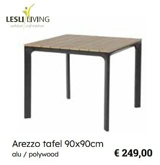 Promotions Arezzo tafel - Lesli Living - Valide de 25/03/2024 à 12/05/2024 chez Europoint