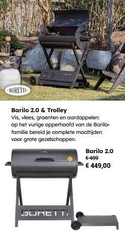 Promoties Boretti barilo 2.0 + trolley - Boretti - Geldig van 25/03/2024 tot 12/05/2024 bij Europoint