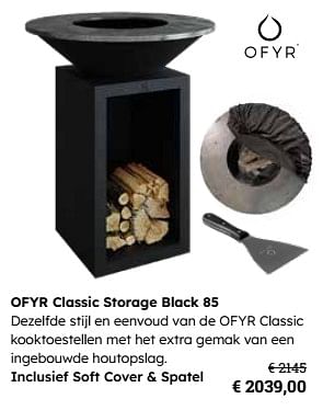 Promotions Ofyr classic storage black 85 - Ofyr - Valide de 25/03/2024 à 12/05/2024 chez Europoint