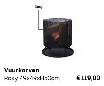 Promotions Vuurkorven roxy - Produit Maison - Europoint - Valide de 25/03/2024 à 12/05/2024 chez Europoint