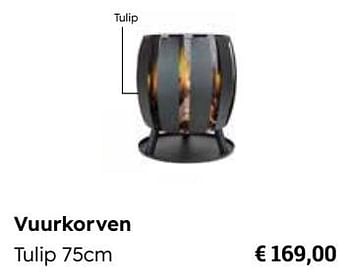 Promotions Vuurkorven tulip - Produit Maison - Europoint - Valide de 25/03/2024 à 12/05/2024 chez Europoint