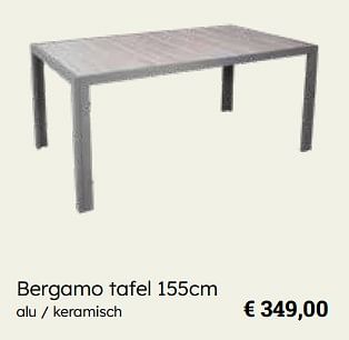 Promotions Bergamo tafel - Produit Maison - Europoint - Valide de 25/03/2024 à 12/05/2024 chez Europoint