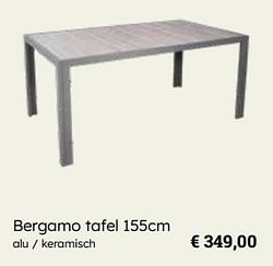 Bergamo tafel