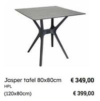 Jasper tafel-Huismerk - Europoint