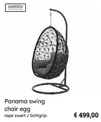 Panama swing chair egg-Garden Impressions