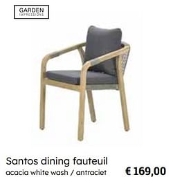 Santos dining fauteuil