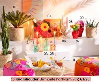 Promoties Kaarshouder belmonte hartvorm - Huismerk - Europoint - Geldig van 25/03/2024 tot 12/05/2024 bij Europoint