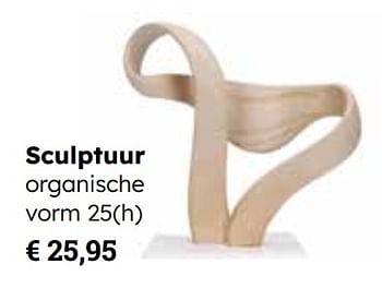 Promoties Sculptuur organische vorm - Huismerk - Europoint - Geldig van 25/03/2024 tot 12/05/2024 bij Europoint