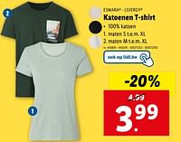 Katoenen t-shirt-Huismerk - Lidl