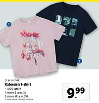 Katoenen t-shirt-Huismerk - Lidl