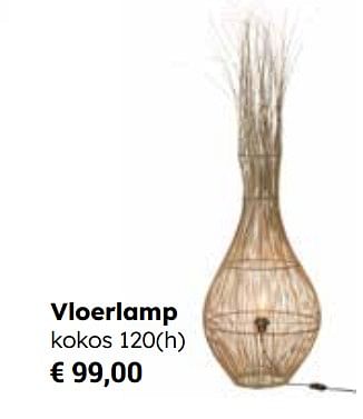 Promoties Vloerlamp kokos - Huismerk - Europoint - Geldig van 25/03/2024 tot 12/05/2024 bij Europoint