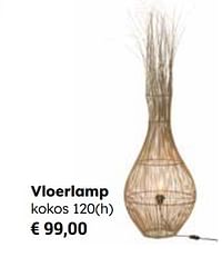 Vloerlamp kokos-Huismerk - Europoint