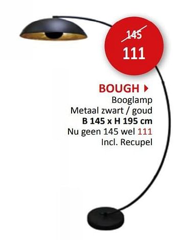 Promoties Bough booglamp - Huismerk - Weba - Geldig van 27/03/2024 tot 16/05/2024 bij Weba