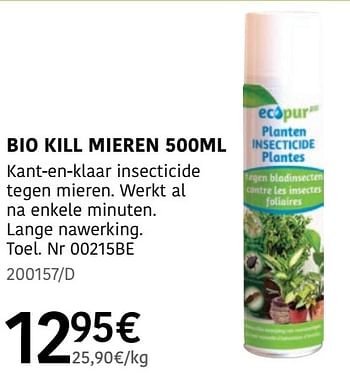 Promoties Bio kill mieren - BSI - Geldig van 04/04/2024 tot 30/06/2024 bij HandyHome
