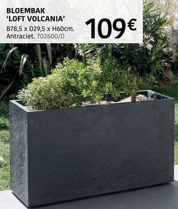 Promoties Bloembak loft volcania - EDA - Geldig van 04/04/2024 tot 30/06/2024 bij HandyHome