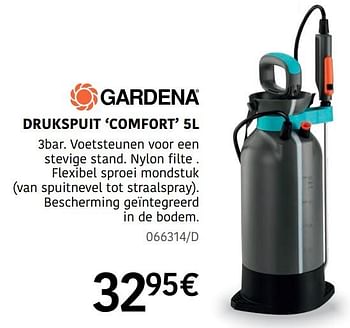 Promotions Drukspuit comfort - Gardena - Valide de 04/04/2024 à 30/06/2024 chez HandyHome