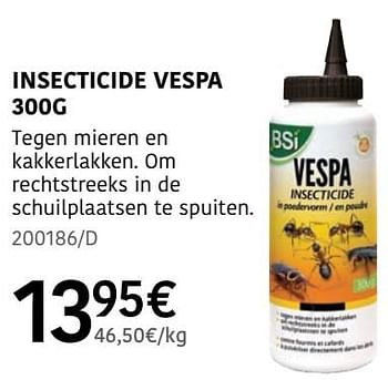 Promoties Insecticide vespa - BSI - Geldig van 04/04/2024 tot 30/06/2024 bij HandyHome