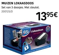 Promoties Muizen lokaasdoos - BSI - Geldig van 04/04/2024 tot 30/06/2024 bij HandyHome
