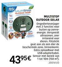 Multistop outdoor solar-BSI