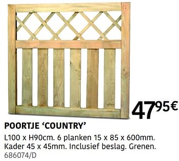 Promotions Poortje country - Cartri - Valide de 04/04/2024 à 30/06/2024 chez HandyHome