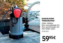 Powerplus dompelpomp powew67906
