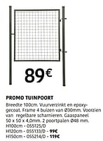 Promoties Promo tuinpoort - Giardino - Geldig van 04/04/2024 tot 30/06/2024 bij HandyHome